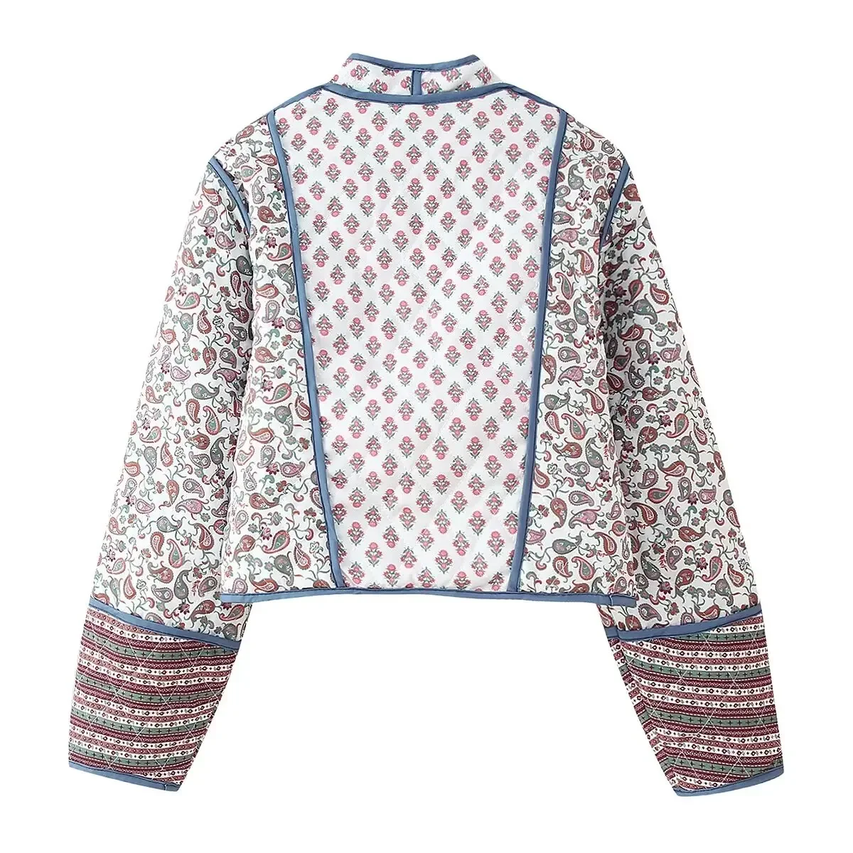 New autumn women's clothing European and American style French design sense fashionable versatile casual double-sided printed co