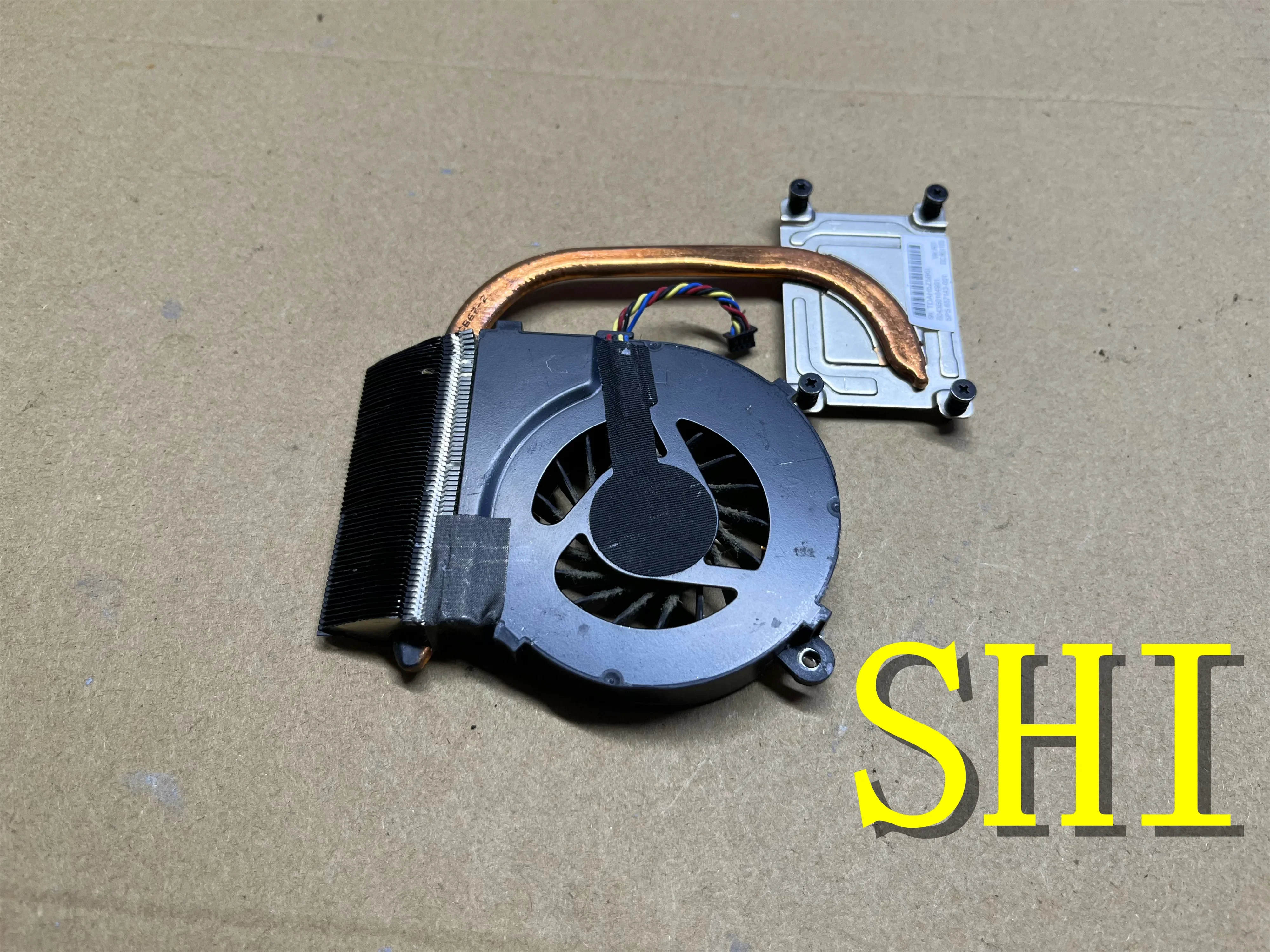 

Used Original laptop heatsink cooling fan cpu cooler FOR HP G6-1A G6-1B G6-1C CPU 641024-001 6043B0104901 657143-001