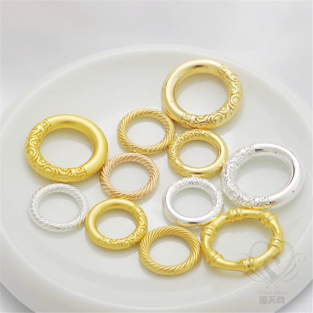 

Ancient Gold Electroplating Closing Ring, Threaded Gasket Bead Spacer, Bead Spacer, Bracelet, Necklace, DIY Jewelry Accessories