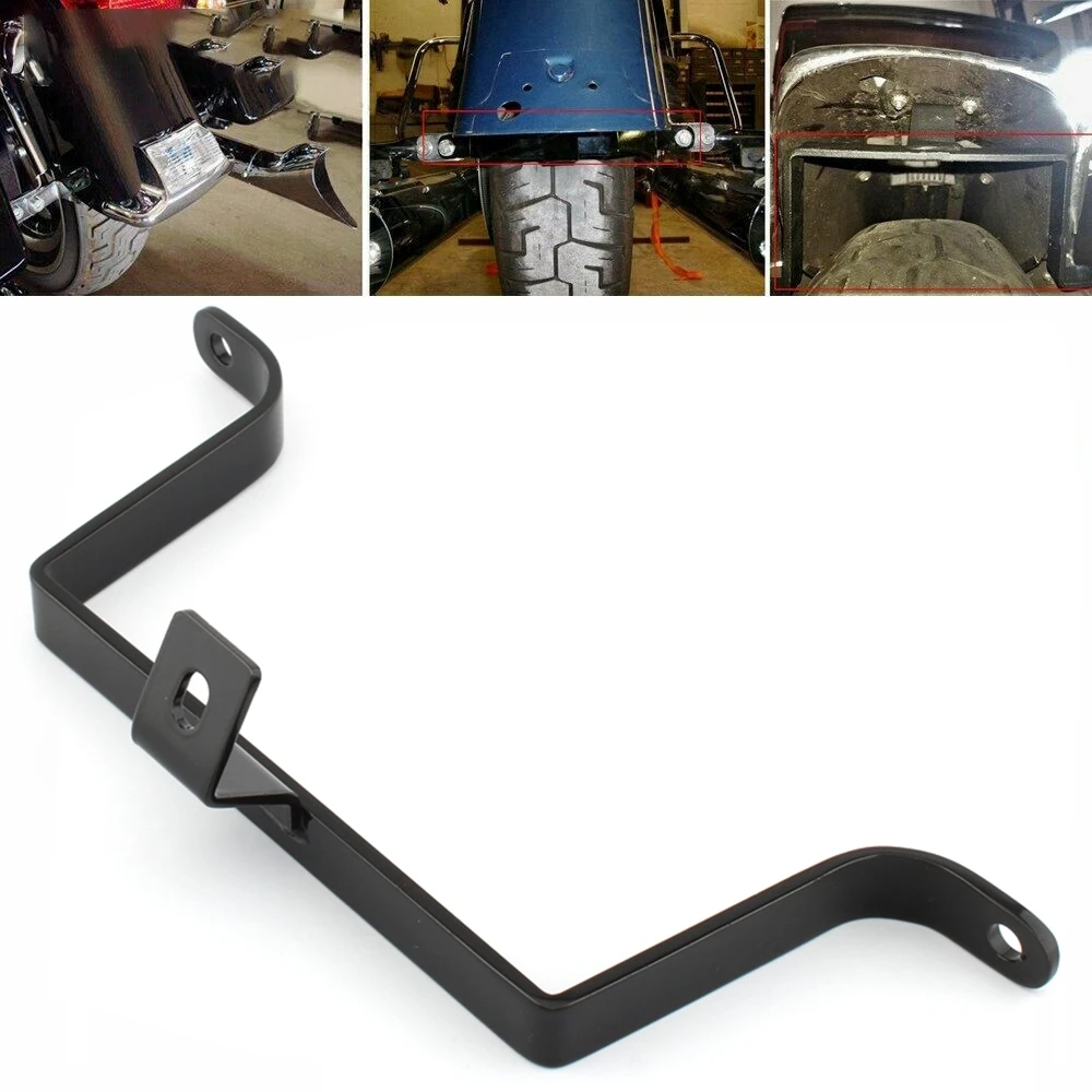 

For Harley Touring Road King Electra Street Road Glide FLTR Rear Fender Saddlebag Bracket Saddlebag To Fender Support Holder
