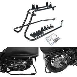 Hard Saddlebag Saddle bag Conversion Brackets For Harley Heritage Softail Deluxe Fatboy FLSTF 1984-2017 Motorcycle Accessories