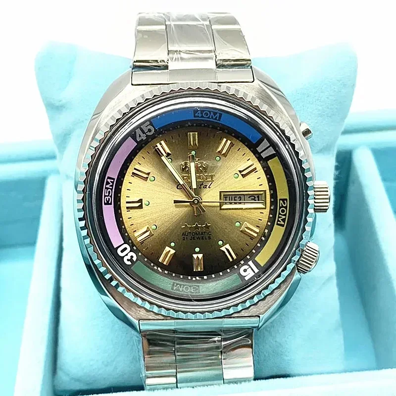

BC Men's Watch Automatic Mechanical Haiba Watch Rotating Large Dial Multifunctional with Luminous