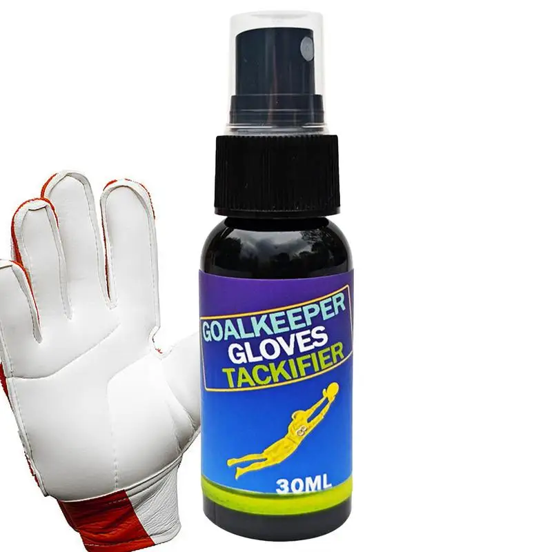 Goalkeeper Glove Grips Spray 30ml versatile Enhanced Sticky Anti Slip Grip Spray Sweat-Resistant Sport Gear Maximize Grip Tools