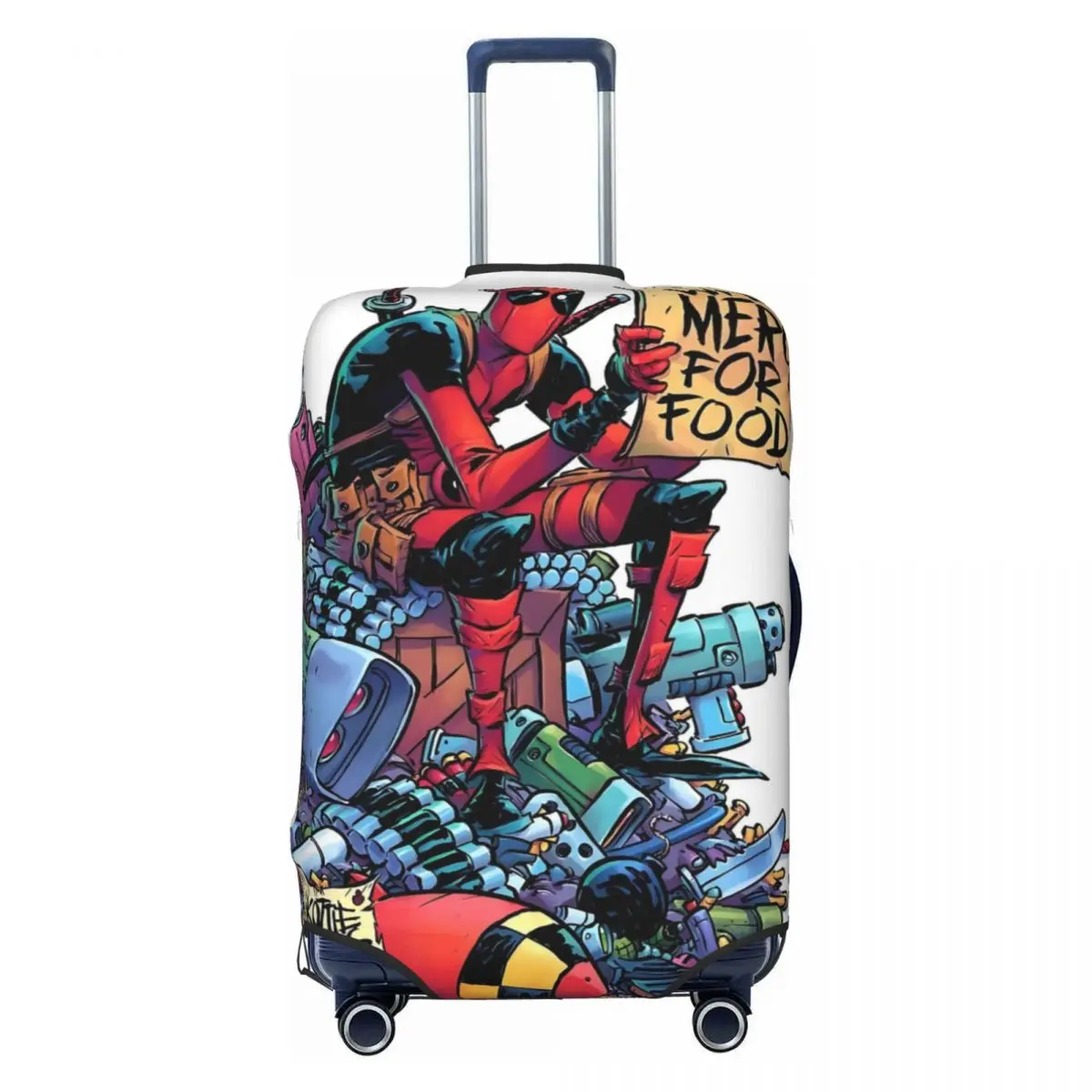 

Изготовленный на заказ чехол для багажа Deadpool Manga, модный защитный чехол для дорожного чемодана для 18-32 дюймов