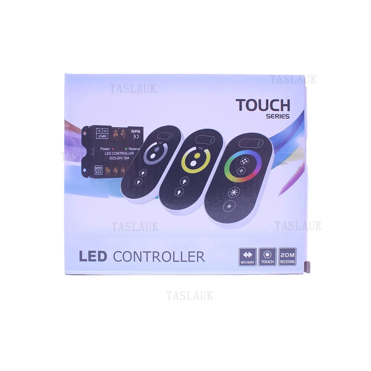 

RF 30A Touch Controller RGBCCT CCT RGB DIM DIMMER RGBW RGBWW For Color Temperature 5050 2835 DC12-24V Led Strip Light Lamp