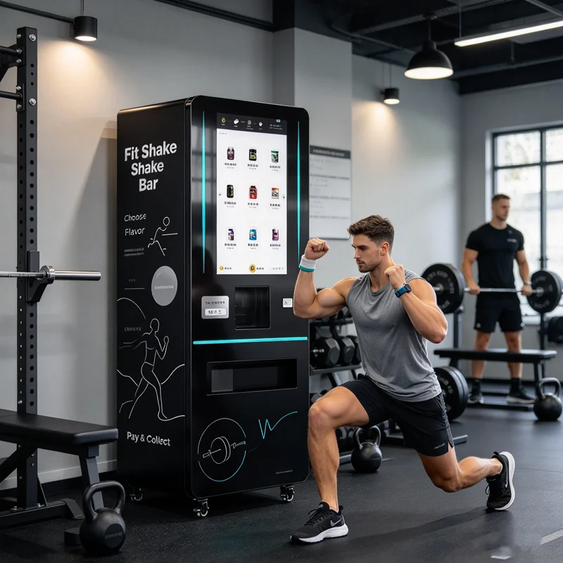 Protein Vending Machine Protein Shake Machine Automatic Smart Mixer Powder Dispenser for Gym Fitness Center Custom