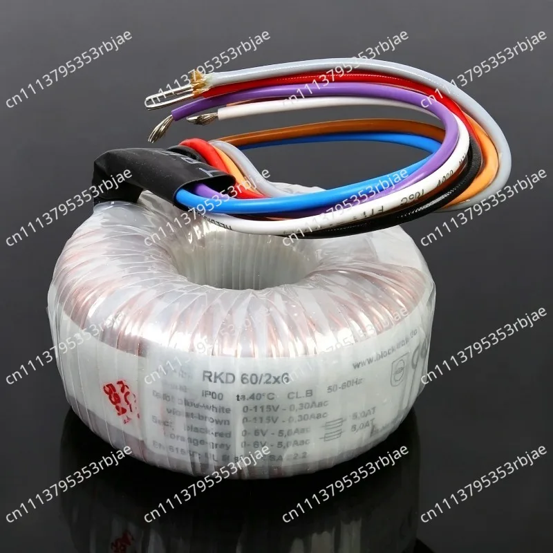 60 Watt Toroidal Multi-voltage Transformer, Output Voltage Optional 6V, 9V, 12V, 15V, 18V, 24V, 30V