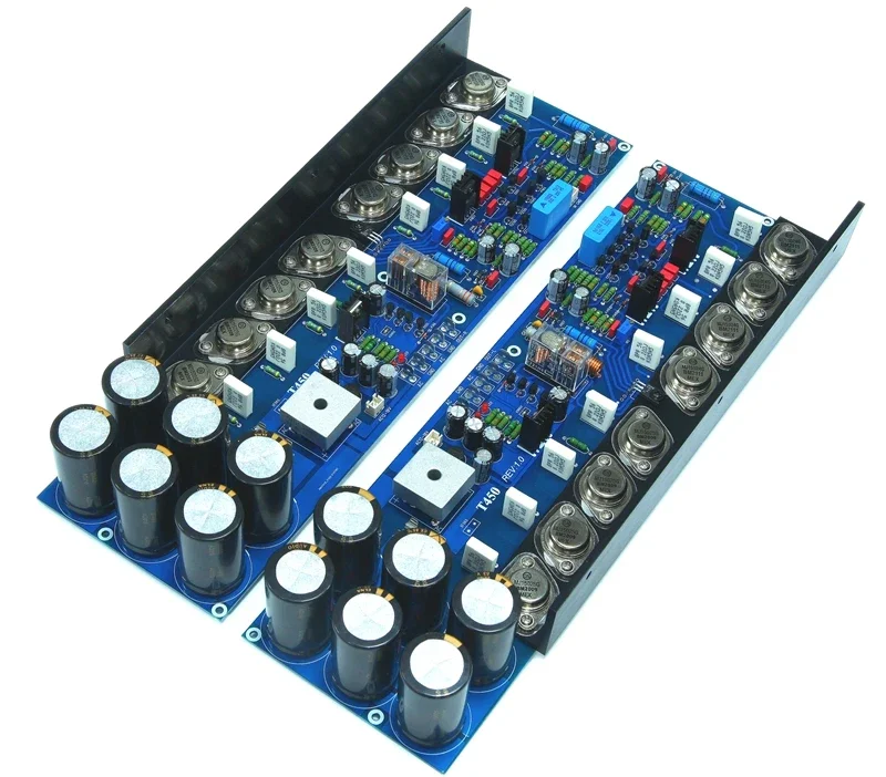 16 Gold Seal MJ15024 MJ15025 Tube 400W*2 HiFi Fever Class AB Audio Amplifier Board With Pre-rectifier Amplification