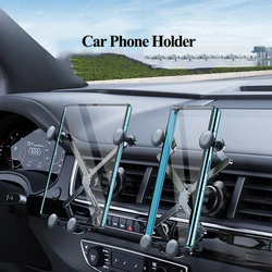 Oatsbasf Carbon Alloy Car Phone Holder Car Accessories Interior Universal Car Bracket for Folding Screen & Tablet Adjustable Arm