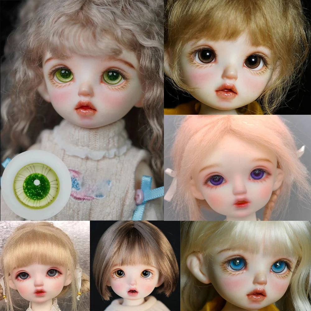 

Glass Eyes For 1/3 1/4 1/6 1/8 BJD Doll Green Blue Purple Eyeball Doll Accessories Toy Gifts