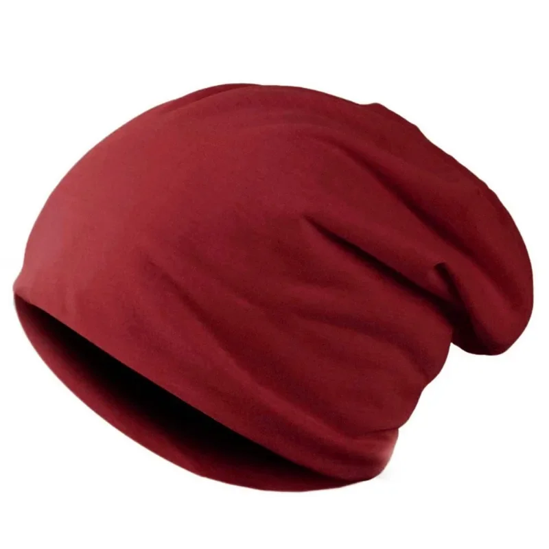 Solid Color Autumn Spring Beanies Hats Luxury Hats for Man Male Classical Hip Hop Bonnet Caps Soft Cotton Windproof Skullies