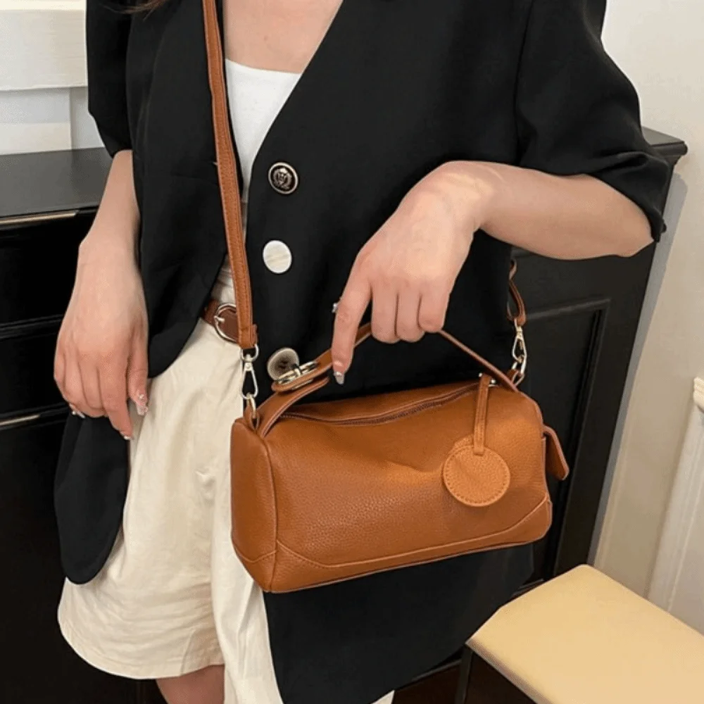 

Винтажная сумка на одно плечо с верхней ручкой, легкая роскошная сумка-тоут-подушка из искусственной кожи, мягкая женская сумка через плечо, модный аксессуар