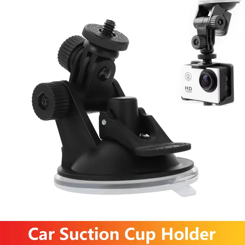 Universal Car Suction Holder, Windshield Mount for GoPro 13 12 11 10 9 8 5, Insta360 SJCAM AKASO DJI Osmo Action Camera Bracket