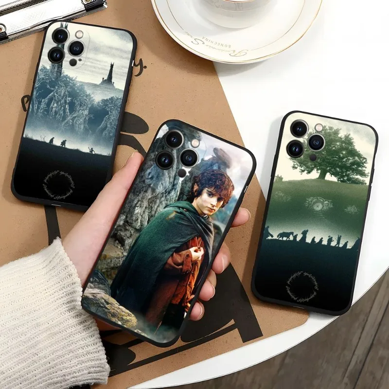 Movie R-Rings Of The Lords Phone Case 2023 Hot For Iphone 12ProMax 11 13 14 Pro Xs Max Mini Xr X 7 8 6 6s Plus Funda Cover