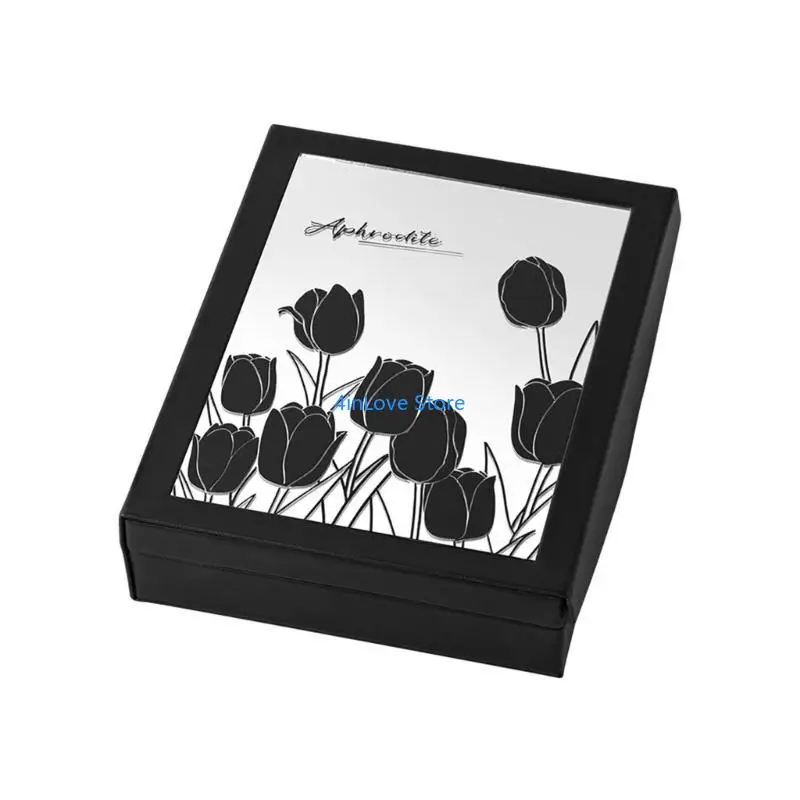 

T4MD Creative Jewelry Case Holder Book Book подходит для колец и серьгов
