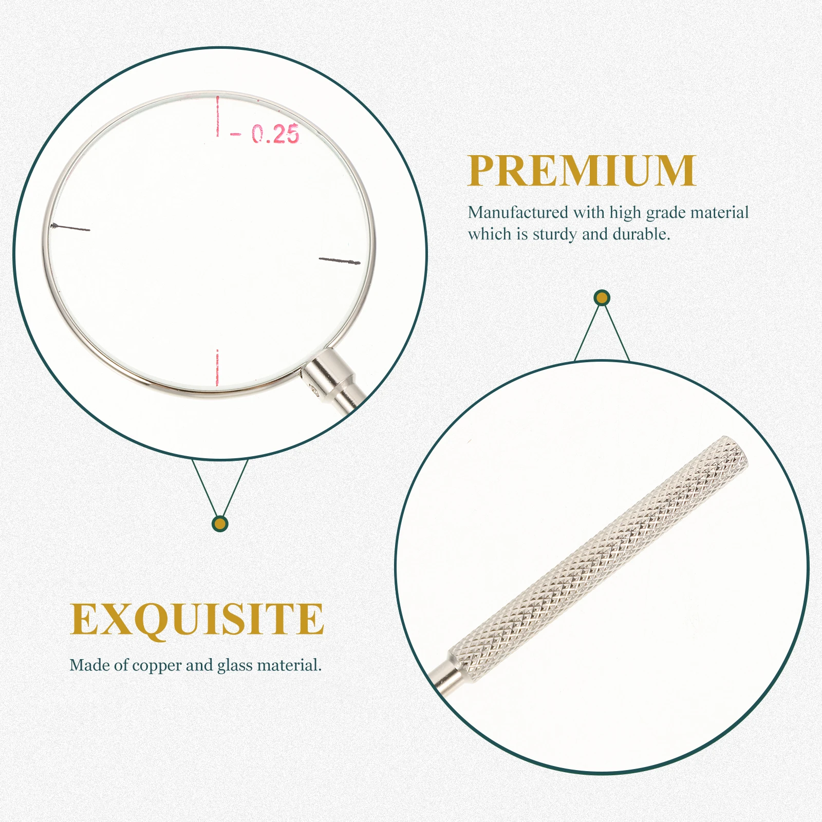 

2pcs Round Optical Cross Cylinder Lens Tool Set High Quality Copper Glass Material Optometry Instruments For Axial Correction