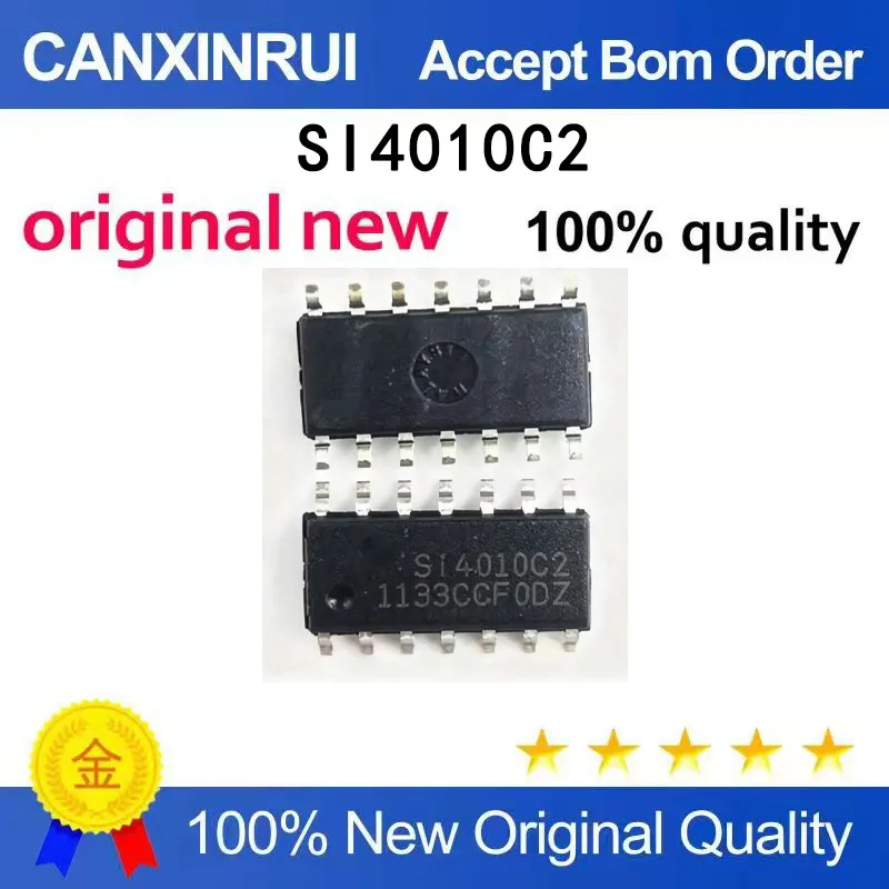 （5-100 pieces）New SI4010-C2-GSR SI4010C2 SOP14 amorphous SOC RF transmitter chip IC