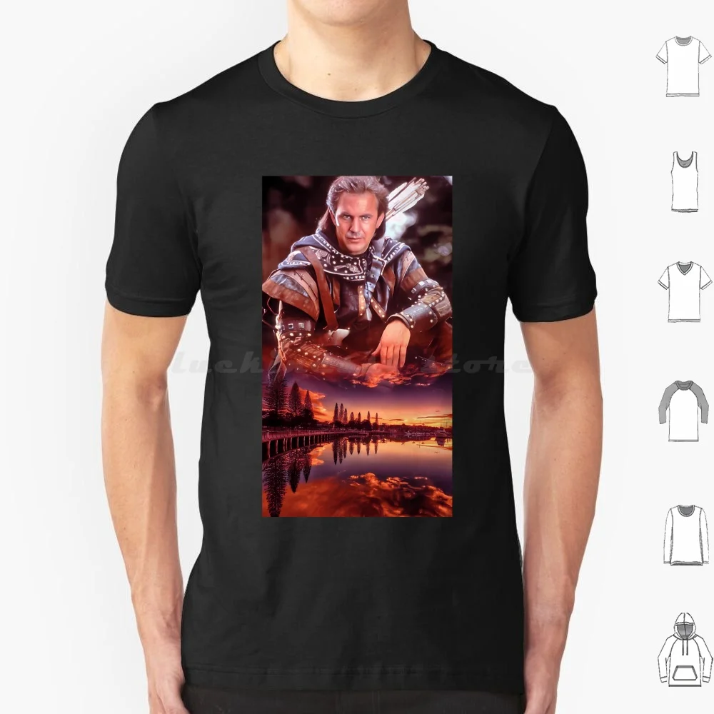 Kevin Costner Robin Hood T Shirt Cotton Men Women DIY Print Celebrity Celebrities Movie Film Hollywood Star Realism