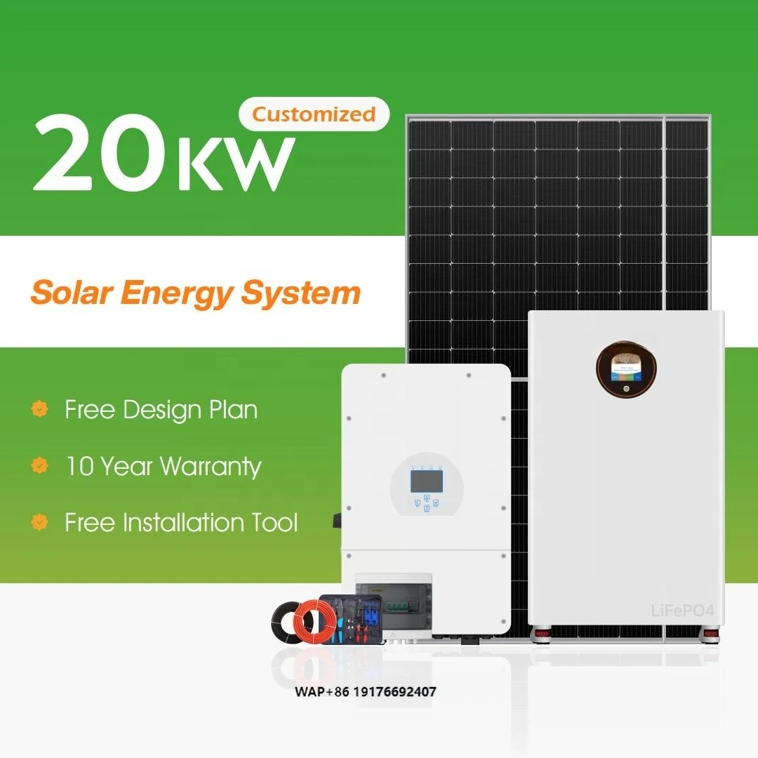 20kW 30kW Solar System Solar Panels with Batteries and Inverters Panneau Solaire Kit Complete Solar System