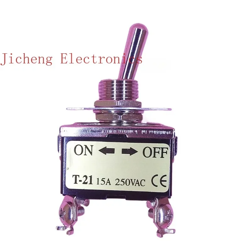 

10PCS Button switch T-21BS 4 pin 2 gear 12MM 15A shaking head power