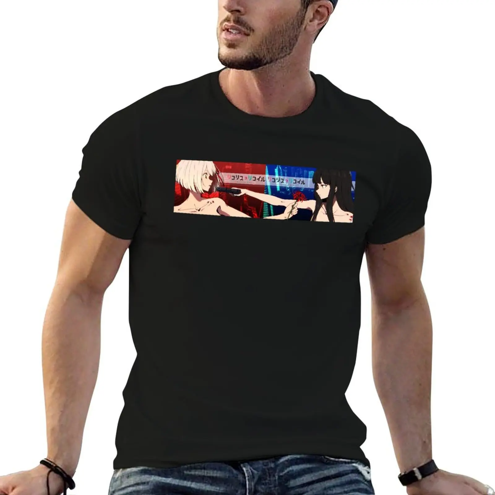 Lycoris Recoil T-Shirt rapper graphic tees essential t shirt customs design your own anime figures shirts men graphic