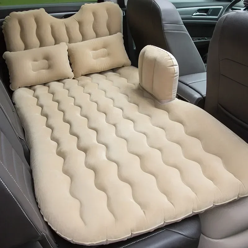 

Back Seat Trunk Mattress Air Bed Universal Car Travel Inflatable Bed Pillow for Travel Camping Family Outing