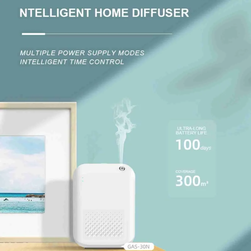 150ml Smart Scent Air Machine Aromatherapy Essential Oil Diffuser APP Control Wall Mountable For Home Hotel