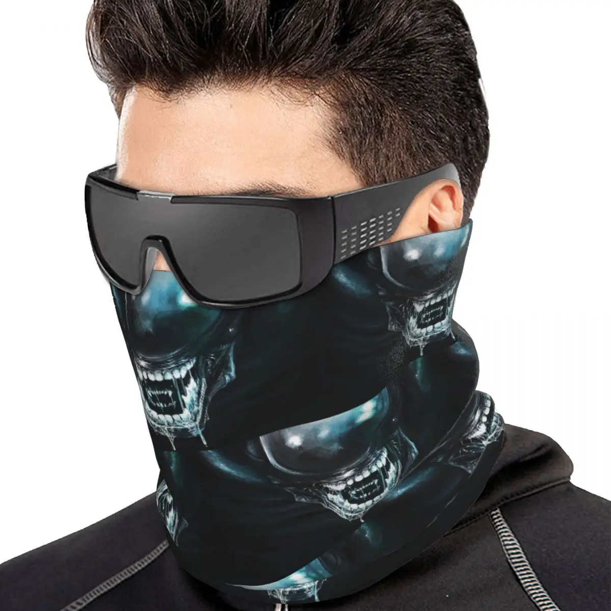 Xenomorph Alien Bandana Neck Cover Printed Mask Scarf Cycling Headwear Unisex Adult Washable