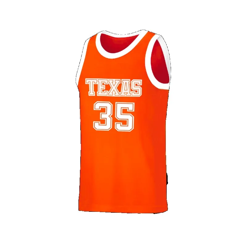 Men's #35 TEXAS Basketball Jersey Breathable Sleeveless Sweatshirt Embroidered nba Boy's Durant Tank Tops Loose Men Clothing