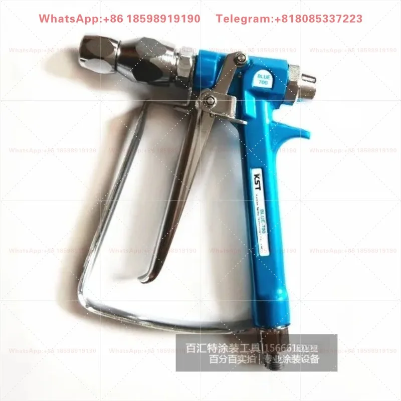 BLUE700 Blue Four-Finger Spray Gun - For High Pressure Airless Sprayers & Putty Spraying Applications