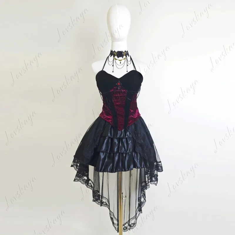 مجموعة تنورة جديدة أنيقة بحمالات للرقص اللاتيني