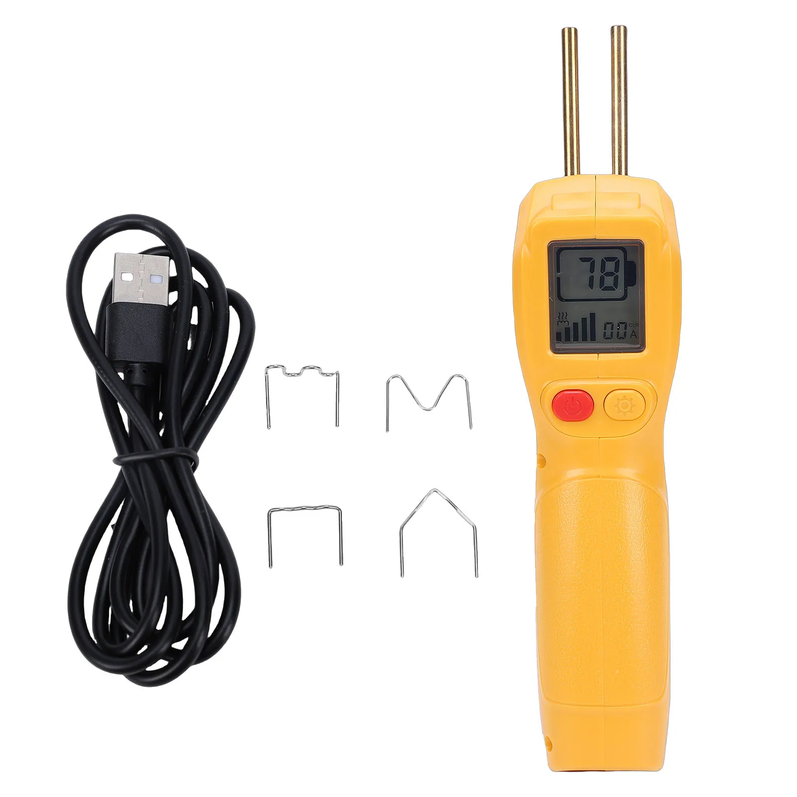 

Plastic Welder Kit USB Rechargeable Cordless Plastic Welder Hot Stapler with 200 Pcs Staple for Repair