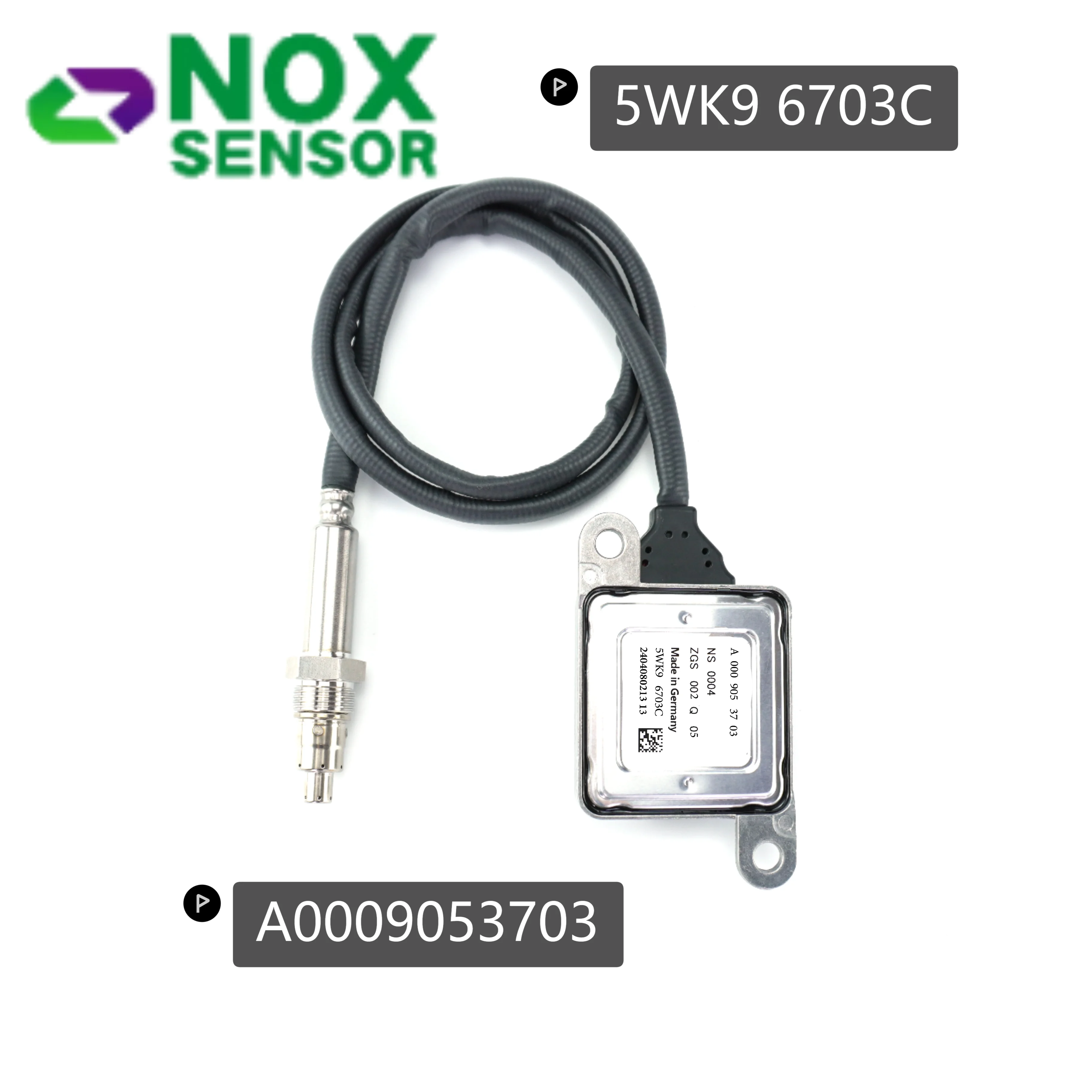 

5WK96703C A 0009053703 5WK96703A Оригинальный новый датчик оксида азота Nox для Mercedes-Benz CLA350 GLE350 GLE400 ML350