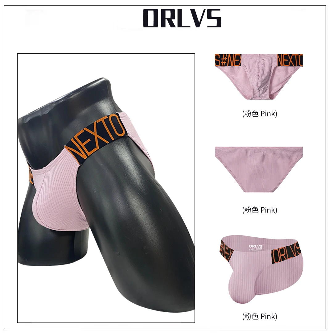 Men's Sexy Underwear G-String Thong, Breathable Contoured Pouch Underwear with Contrast Waistband