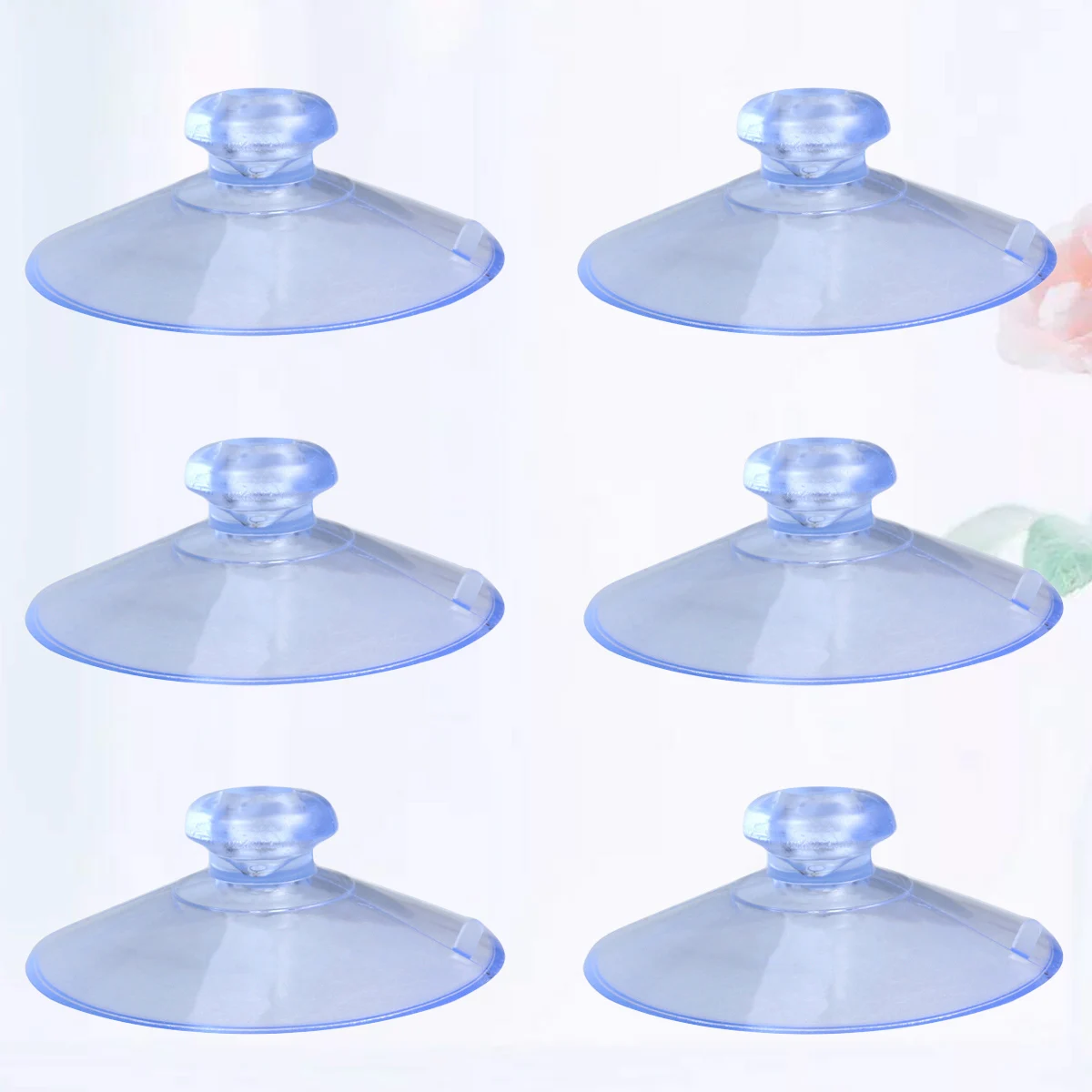 

100Pcs Suction Cups Clear PVC Sucker Window Decoration Hanger Easy Attach No Residue Long Lasting Grip Christmas Decor