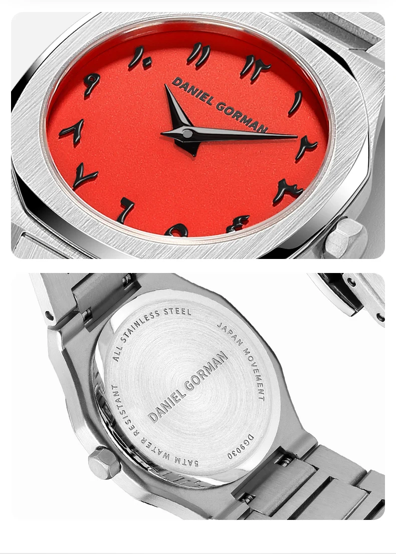 

Женские кварцевые часы, механические часы с датой, водонепроницаемые на 50 м, из нержавеющей стали, роскошные мужские часы, подарок для девушки