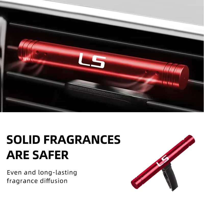 For Lexus LS Logo Car Air Fresheners Perfume Essential Oil Sticks Aroma Diffuser Vent Clips motive Fragrance Auto Accessories