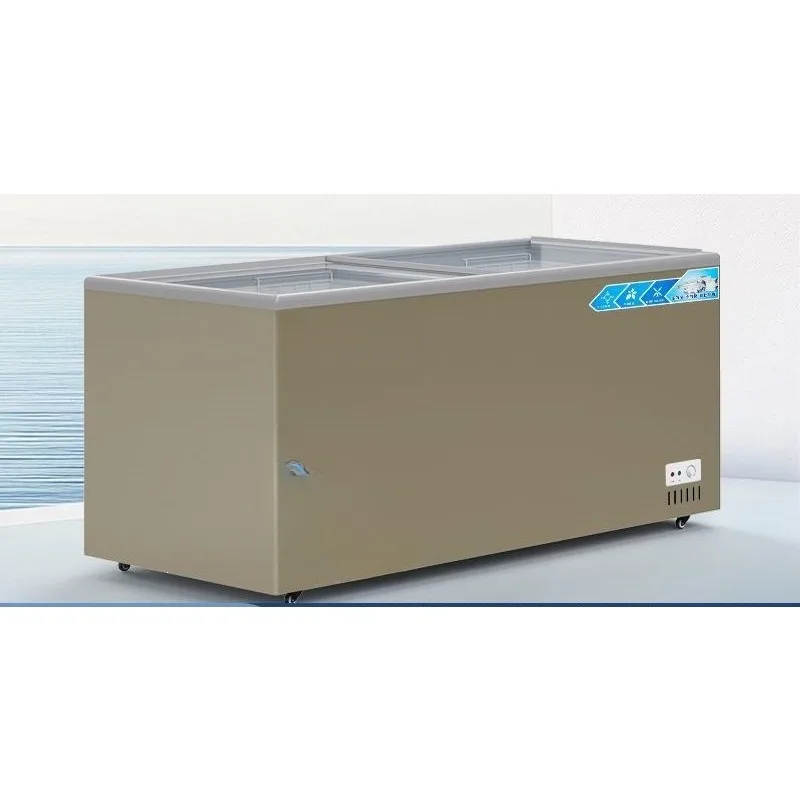 

Front transparent display cabinet Seafood cabinet Beverage cabinet Large capacity commercial