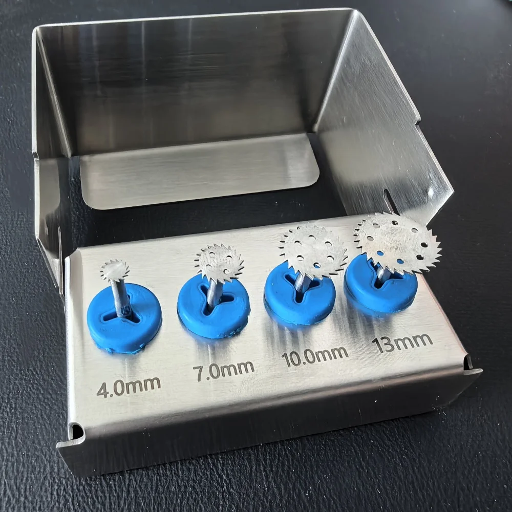 Dental Lab Polishing Grinding Set Sharp Thin Bone Saw Disc Blades Implant Bone Cutting Wheels Dental Expander Surgical Cutters