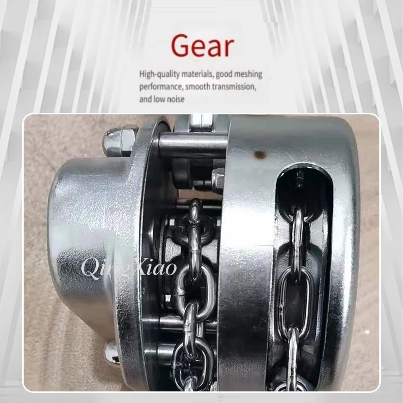 2Ton 3Ton Round 304 SS Hand Chain Block Corrosion Resistant Manual Lifting Hoist Industrial Building Lifting Equipment