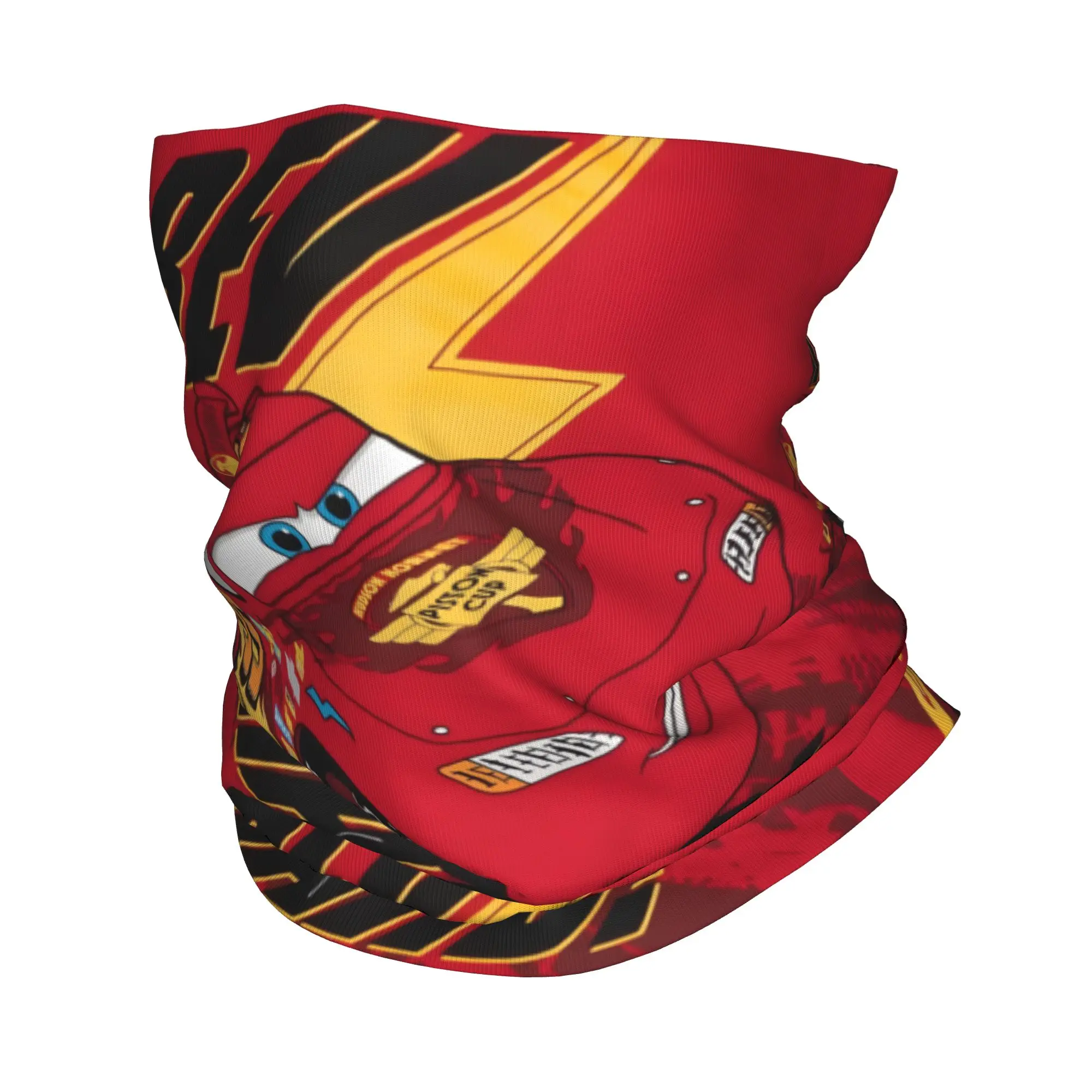 

Custom Classic L-Lightning M-McQueen Bandana Winter Neck Warmer Men Windproof Wrap Face Scarf for Hiking Cars Gaiter Headband