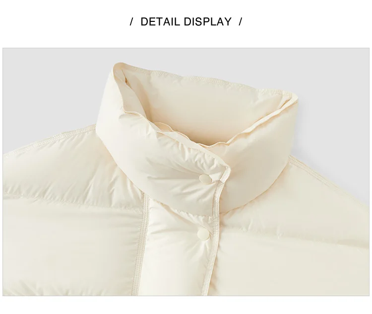 Semir Daunenjacke Damen Winter Pufferjacke mit Gänsedaunenfüllung Wasserdicht Ölabweisend Fleckenresistent 2026 Neu Stehkragen Mantel Damen – Detail 16