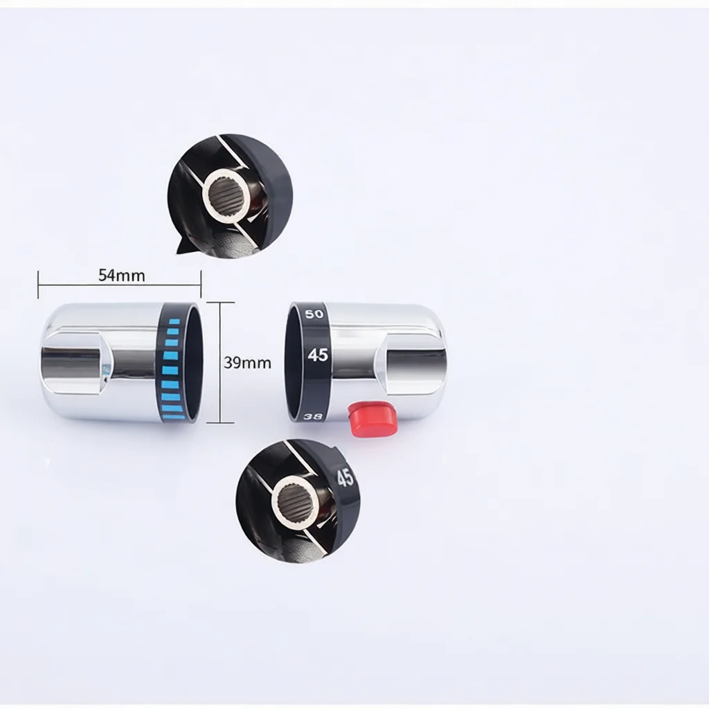 Replacement Control Handle For Faucet Electroplated Plastic Knob Universal Tap Part Bathroom Sink Plumbing Fitting