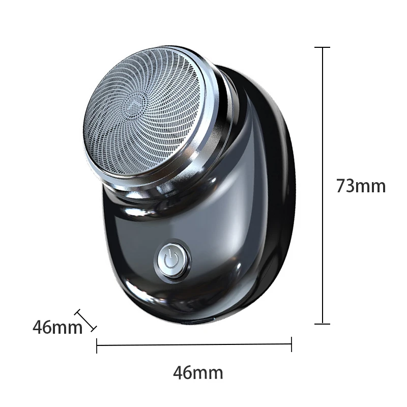 Rasoio elettrico portatile Mini rasoio da viaggio a ricarica rapida da uomo