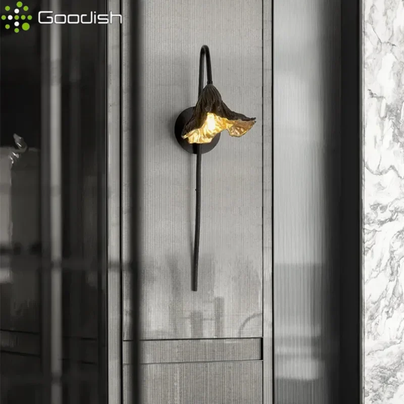 

Современные стильные светодиодные настенные светильники с цветным камнем Magma, художественные креативные внутренние светильники для гостиной, спальни, украшения дома, люстра