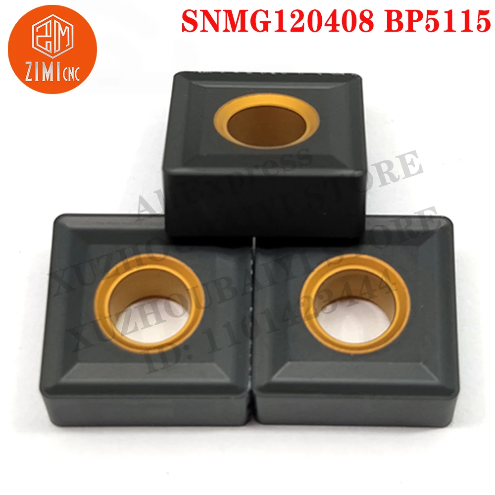 SNMG120408BP5115 SNMG120408BP5115 Utensili CNC esterni Taglierina meccanica Utensili per inserti in metallo duro Strumento per tagliare Inserti per tornitura