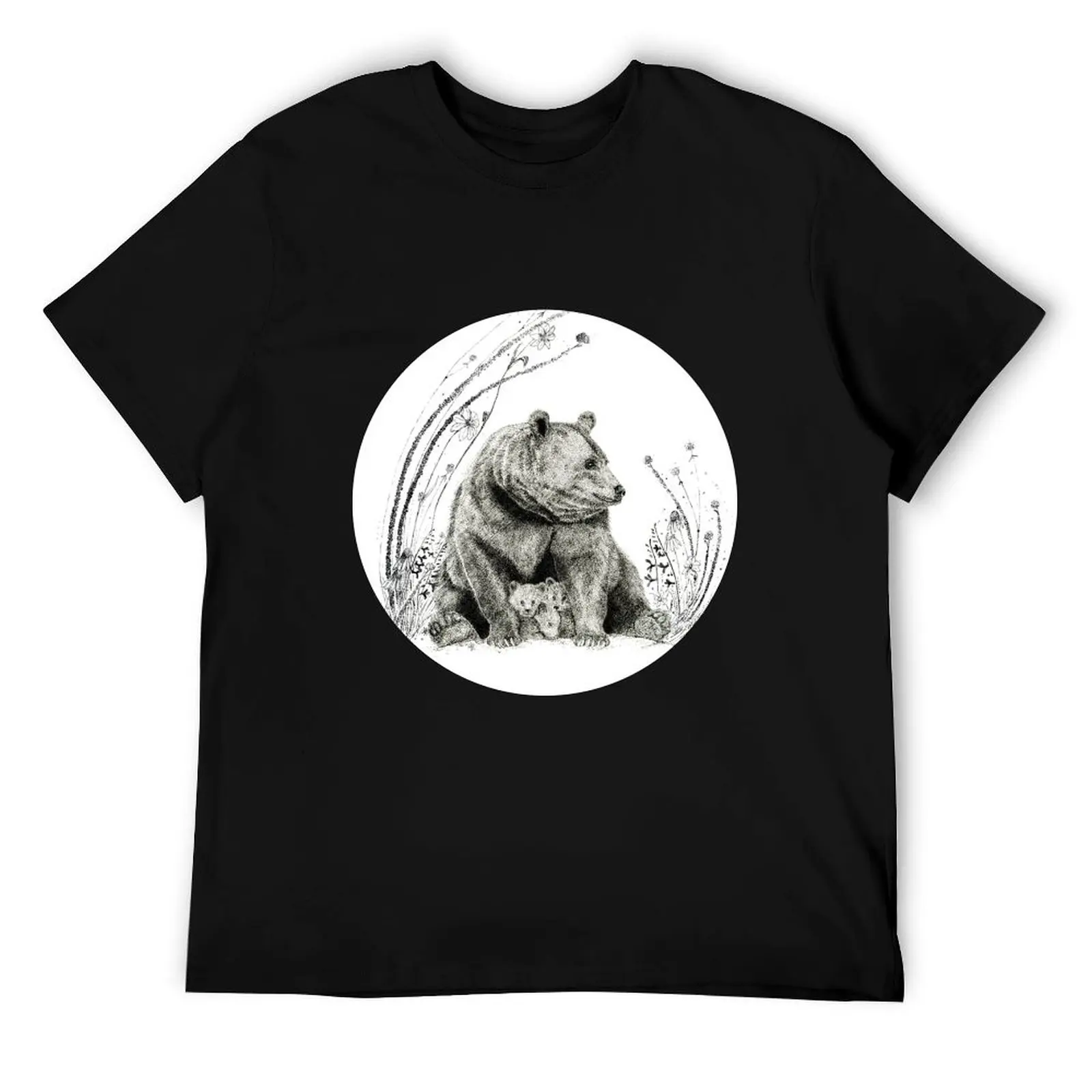 

Mama Bear T-Shirt cotton t shirt man funny t shirts man printed t shirts for man T-Shirt