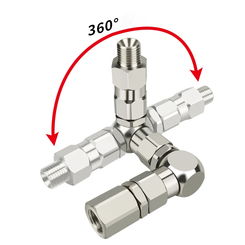 

Airless Spraying Machine Stainless Steel 202577 Z-type Adapter 1/4in-3/8in-1/2in Rotary Joint
