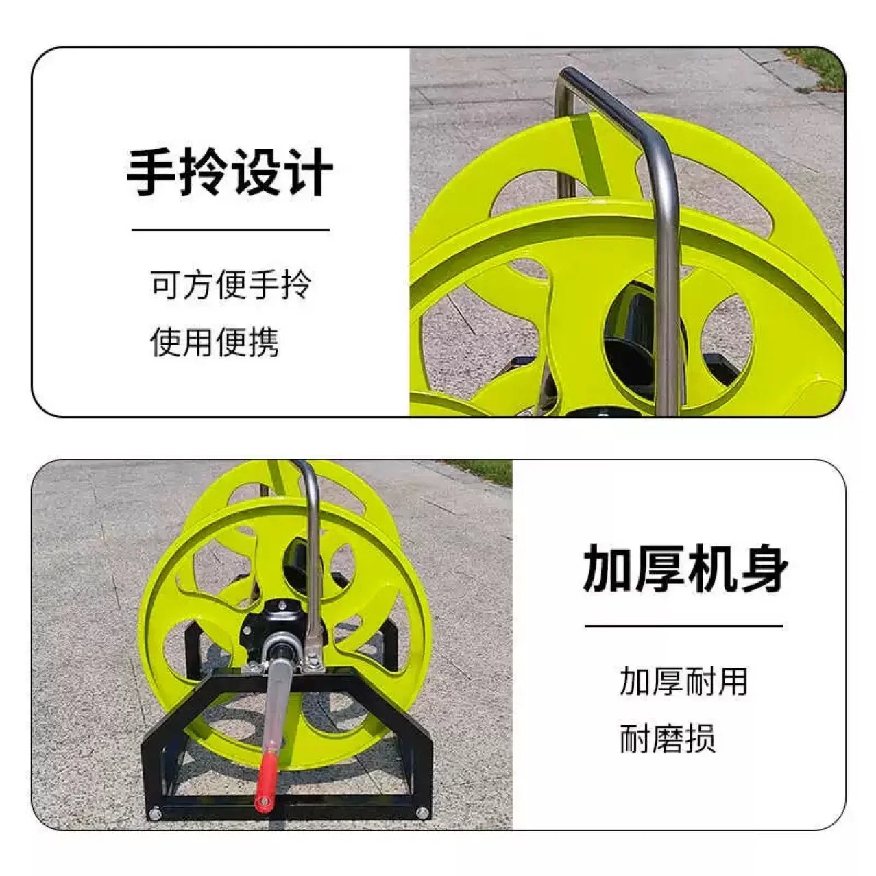 Light agricultural medicine pipe winding frame, water pipe storage frame, medicine machine
