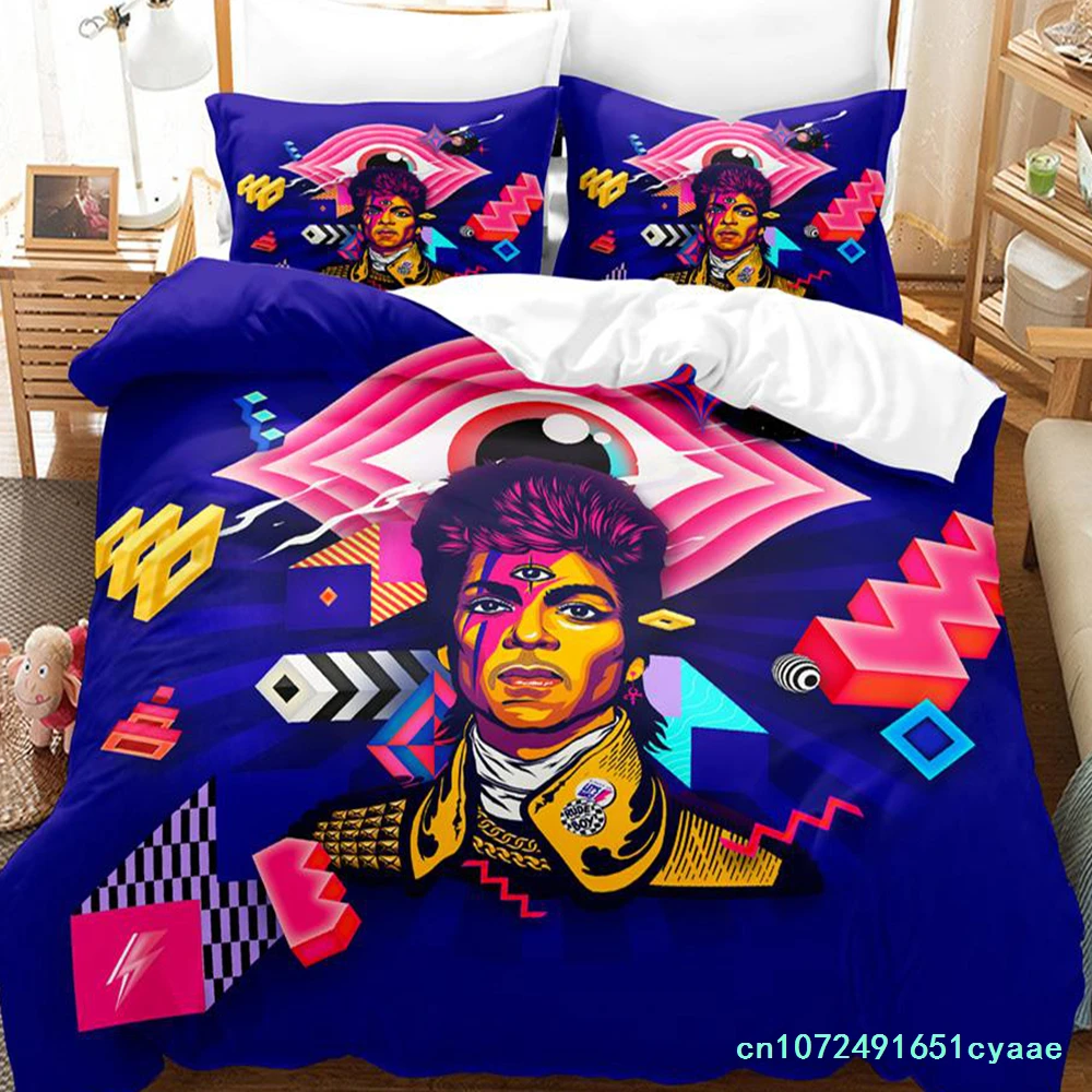 2023 Bowie Bedding Set Single Twin Full Queen King Size Bed Set Aldult Kid Bedroom Duvetcover Sets Anime Parure De Lit Bed